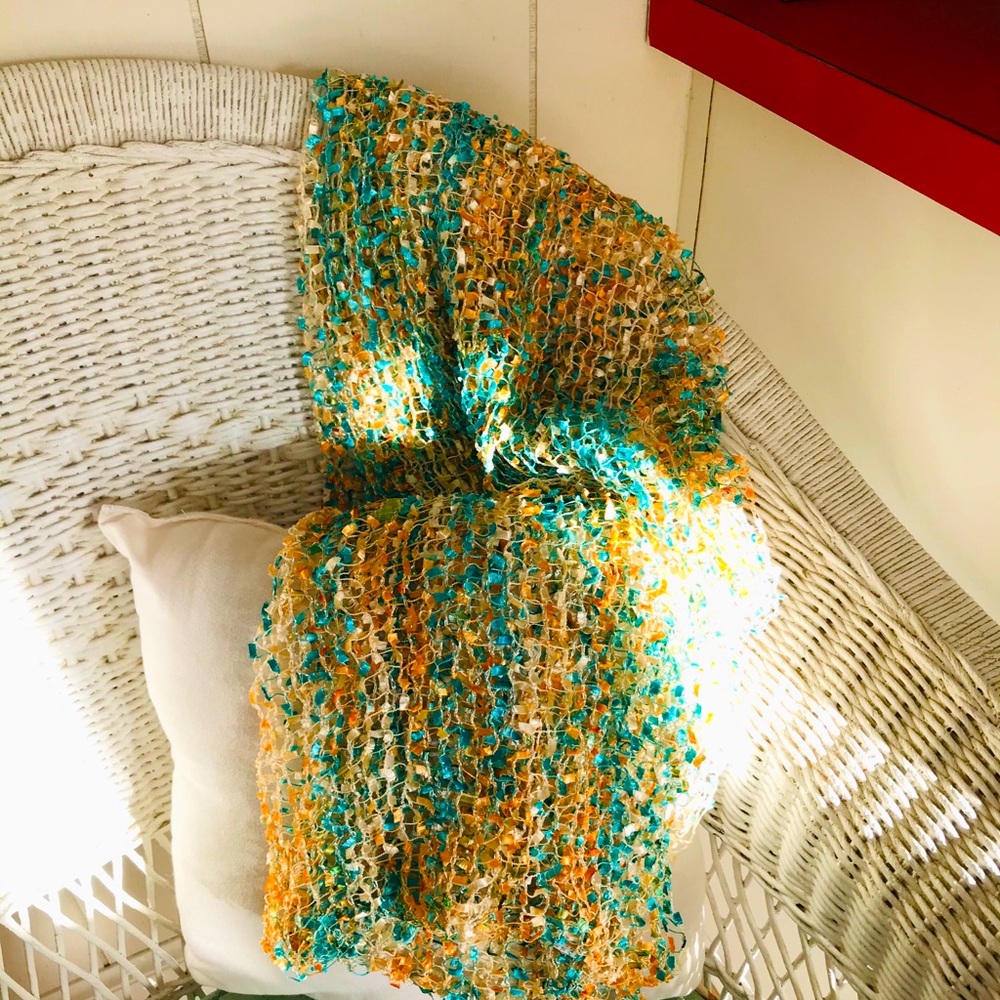 Open weave Infinity Scarf